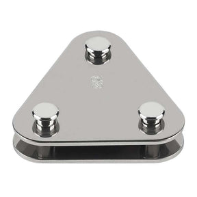 Schaefer Triangle Plate, 3/8" Upper Pin, 5/16" Lower Pins — 84-97