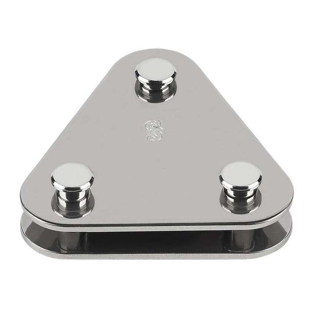 Schaefer Triangle Plate, 3/8" Upper Pin, 5/16" Lower Pins — 84-97