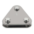 Schaefer Triangle Plate, 1/2" Upper Pin. 3/8" Lower Pins — 84-98