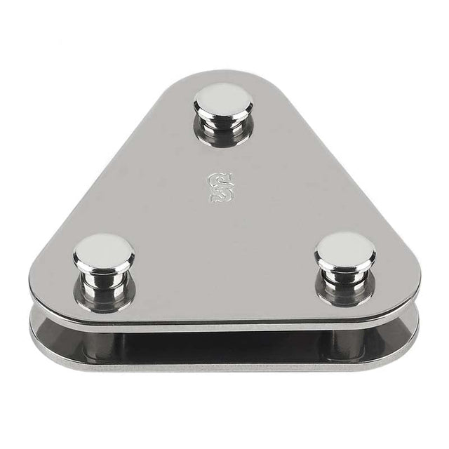 Schaefer Triangle Plate, 1/2" Upper Pin. 3/8" Lower Pins — 84-98