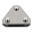 Schaefer Triangle Plate, 5/8" Upper Pin, 1/2" Lower Pins — 84-99