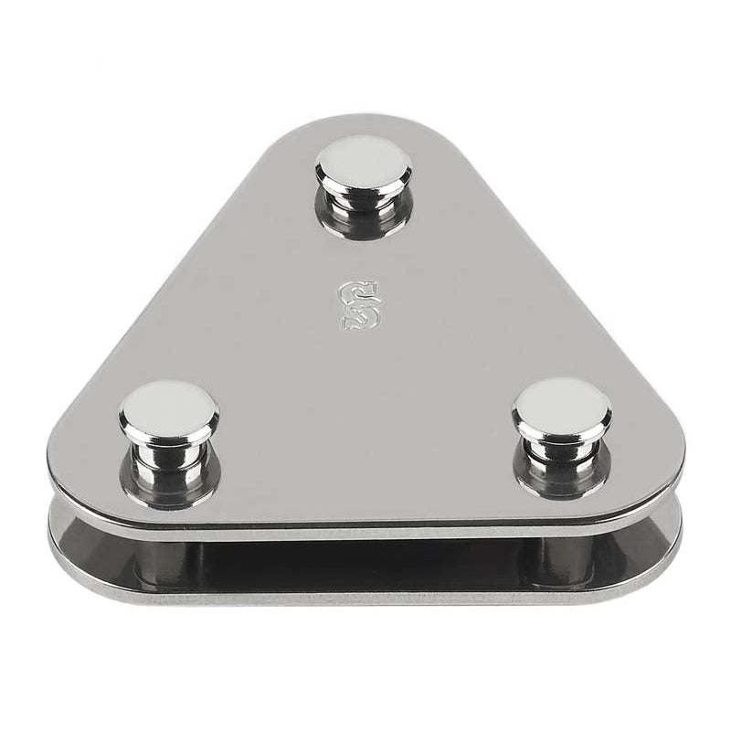 Schaefer Triangle Plate, 5/8" Upper Pin, 1/2" Lower Pins — 84-99