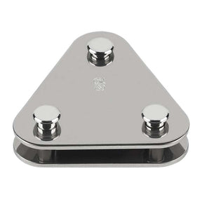 Schaefer Triangle Plate, 5/8" Upper Pin, 1/2" Lower Pins — 84-99