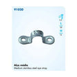 91020 - Medium Stainless Steel Eye Strap - Set of 4 Pieces.