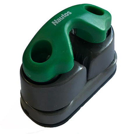 91035 GF - Cam Cleat Aluminum, 3 Row Ball Bearing Cam Cleat with Green Fairlead