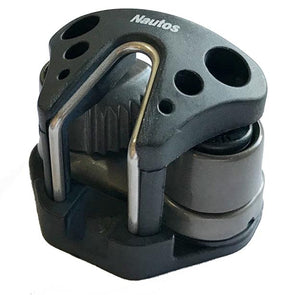 91035 WFB - Cam Cleat Aluminum, 3 Row Ball Bearing Cam Cleat with Black Wide Angle Fairlead