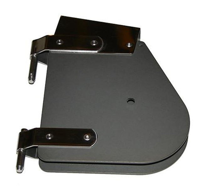 91113D - Laser Rudder Head - Dark Anodized - Laser Part