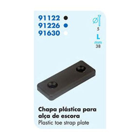 91122 Plastic Toe Strap Plate-4 Pieces Set