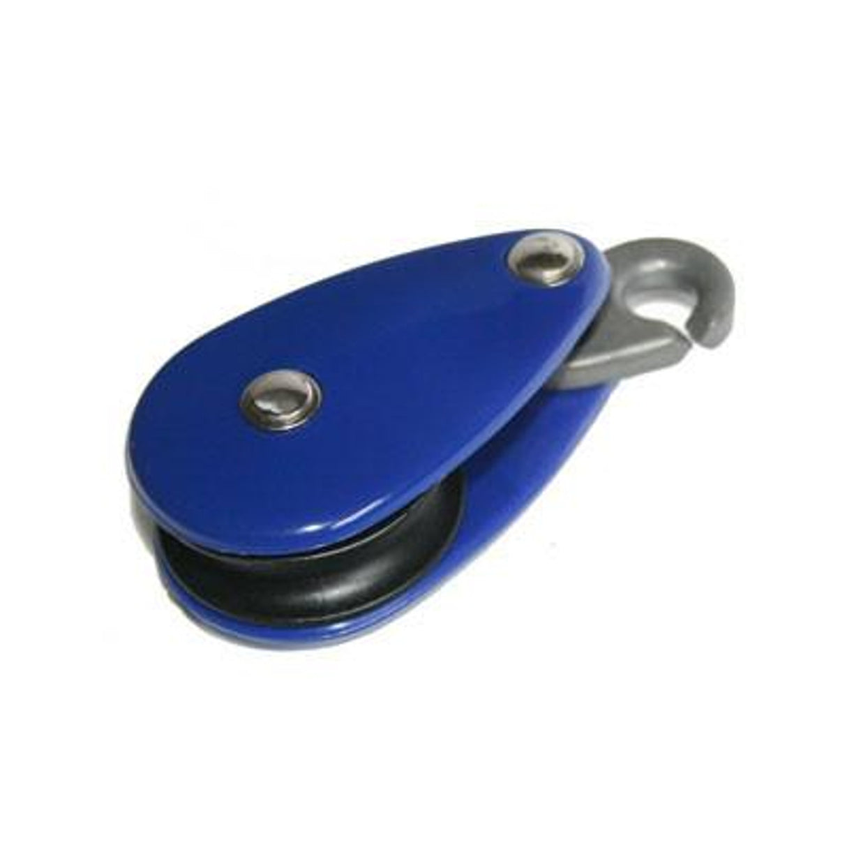 91632R - Plastic Block 40mm Ball Bearing Sheave with Sister Clip - Blue Composite