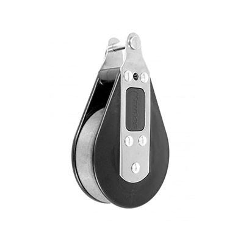 92132 - Single Fixed with Aluminum Sheave-mast Base - Open Head - 6mm Pin