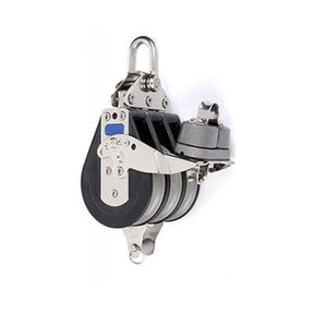 92137 - Triple Fixed with Aluminum Cam and Becket- Sailboat Hardware- Blocks