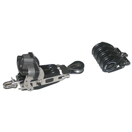 92747-086 9:1/ 5:1 Mainsheet Blocks Set -Double Speed Mainsheet- Ratchet with Double Aluminum Cam Cleat