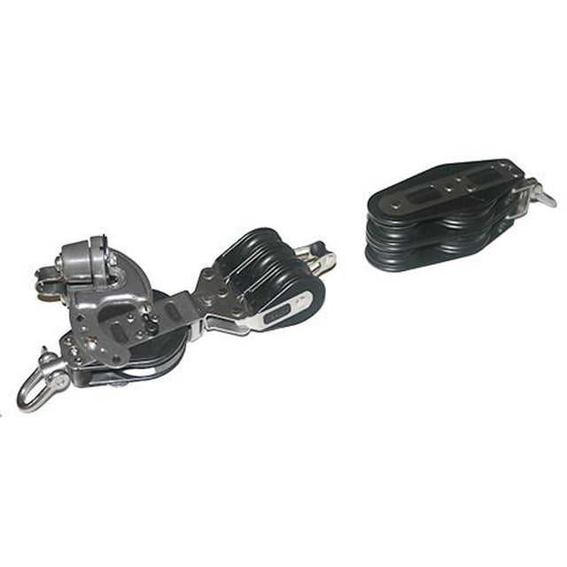 92774-440 8:1 Mainsheet Blocks Set - Ratchet with Aluminum Cam Cleat
