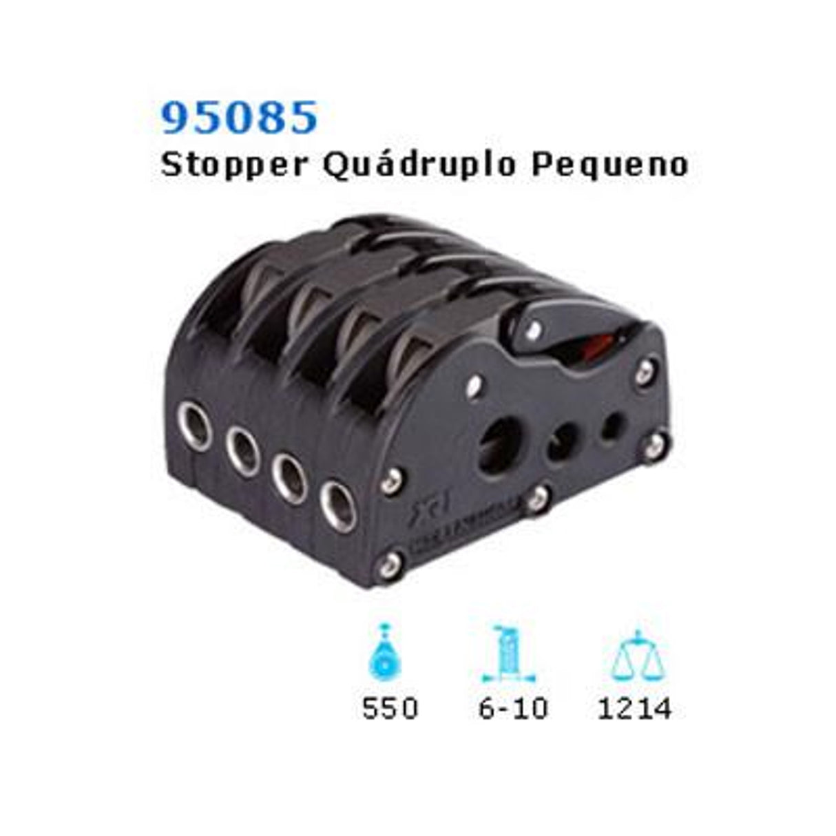 95085 Xr1 Quadruple Rope Clutch