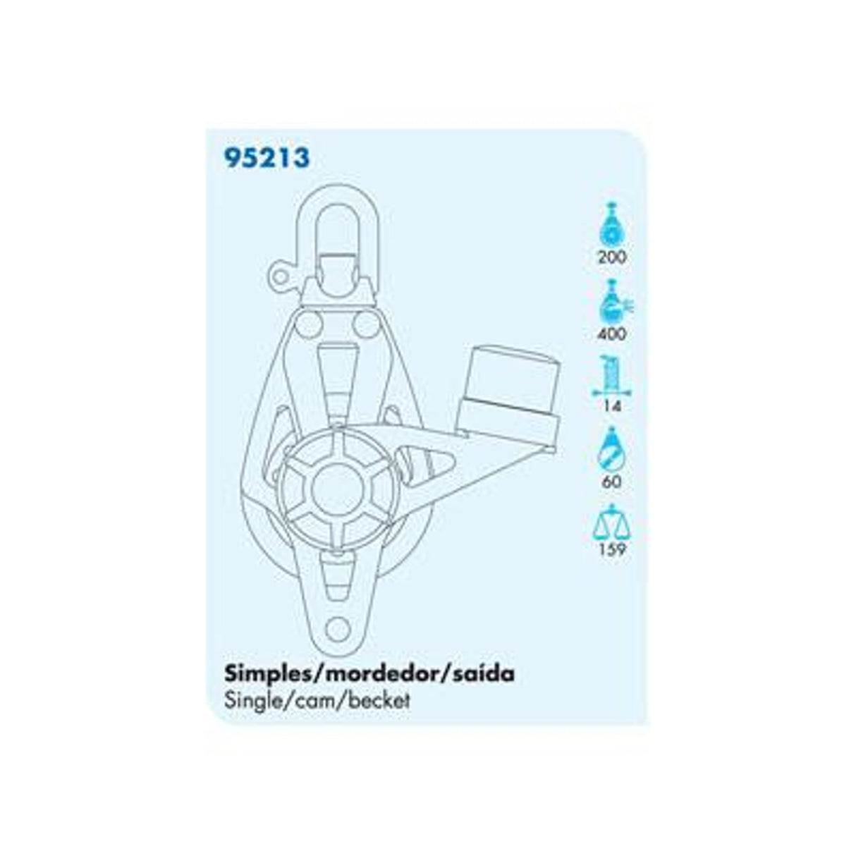 95213 Single Swivel With Cam And Becket