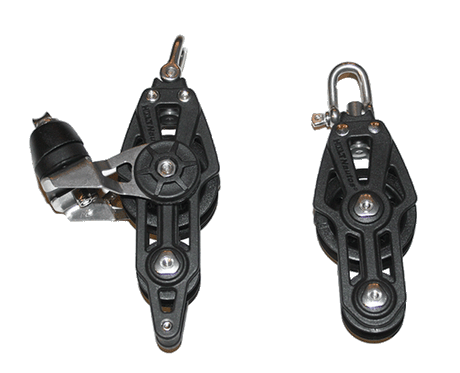 95303-00|4:1 Mainsheet System Set - Plain Line Blocks- 45mm Sheave.