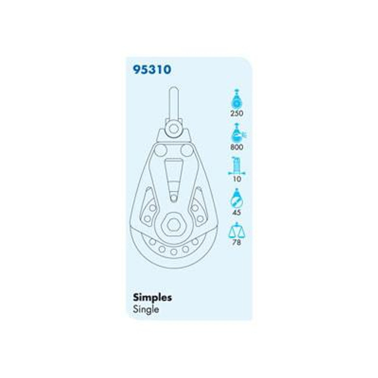 95310 Single Swivel