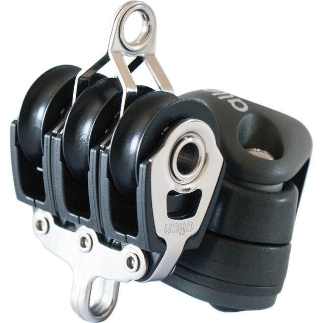 Allen Brothers 20mm Dynamic Triple Block with Becket and Inverted Cleat