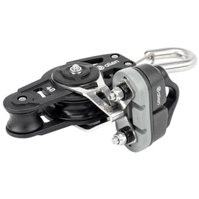 Allen Brothers 40mm Dynamic Fiddle Block with Hook and A..77 Cleat