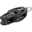 Allen Brothers 40mm Dynamic Fiddle Block with Swivel and A..77 Cleat