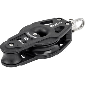 Allen Brothers 40mm Dynamic Fiddle Block with Swivel and A..77 Cleat