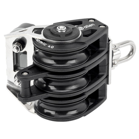 Allen Brothers 40mm Dynamic Triple Block/Becket with Swivel and A..77 Cleat