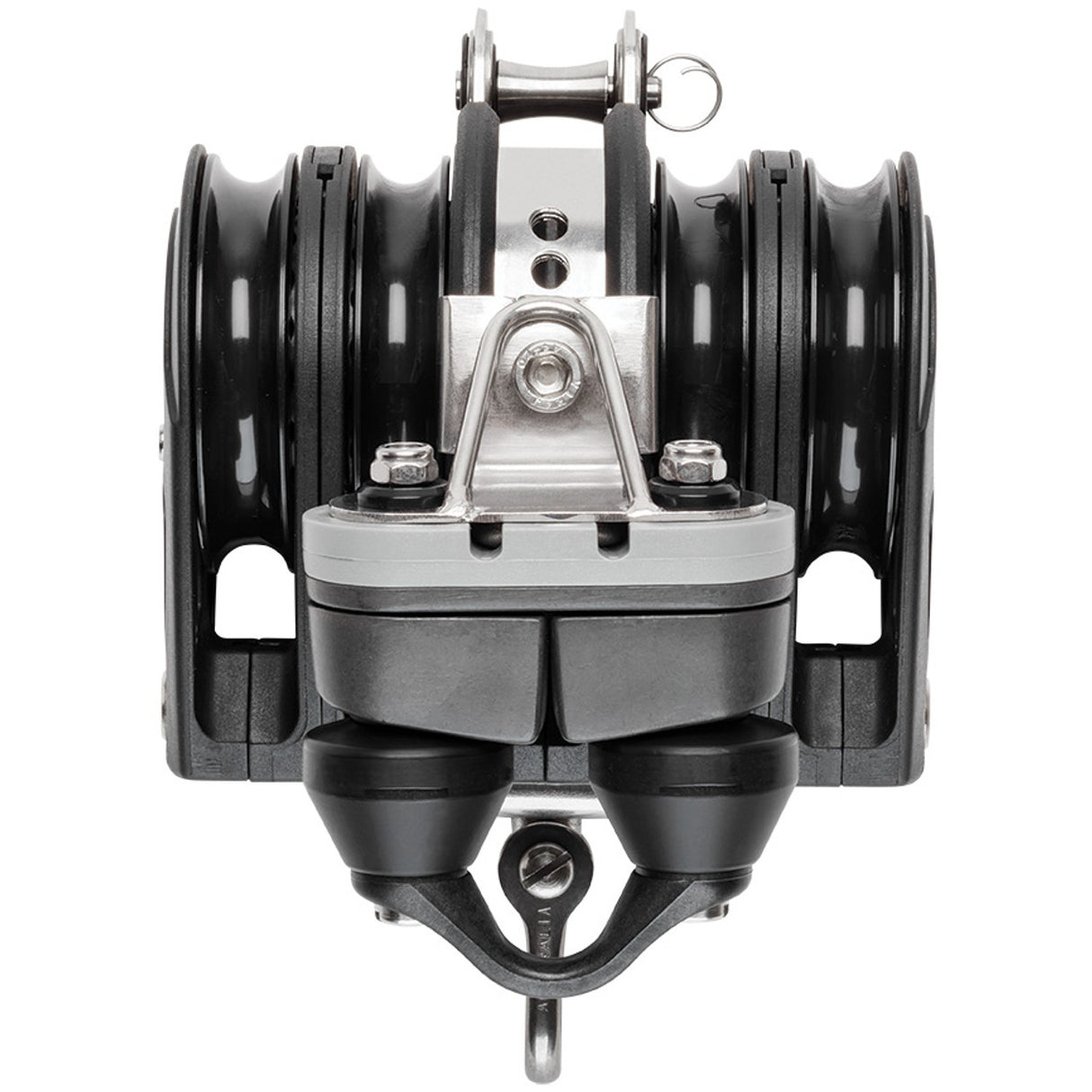 Allen Brothers 60mm Quint Switchable Ratchet Block With Becket And Cleat