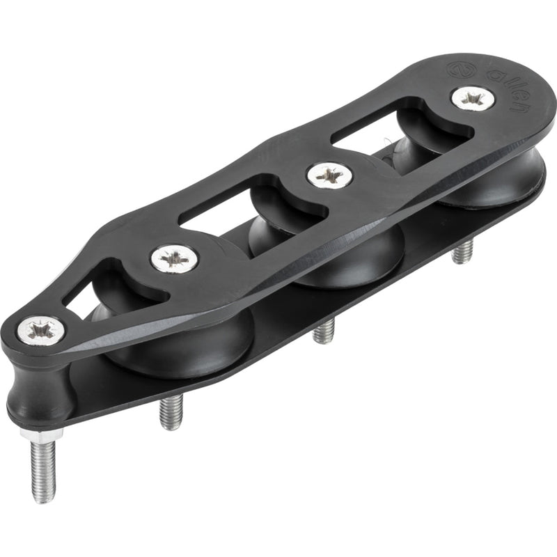 Allen Brothers 40mm Plain Bearing 3 Sheave Deck Organiser