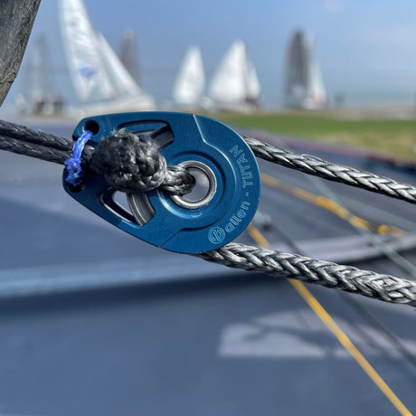 Allen Brothers 30mm Tiitan Single Block with Ti Sheave And Ceramic Balls