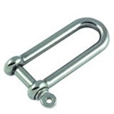 Allen Brothers 8mm Stainless Steel Long D Shackle