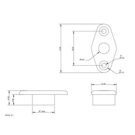 Allen Brothers 9MM X 19MM Deck Bush