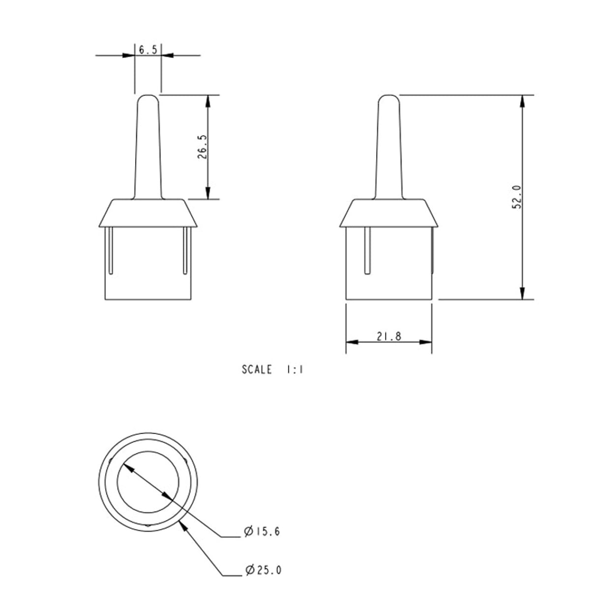 Allen Brothers 25MM Nylon Jibstick Spike