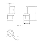 Allen Brothers 25MM Nylon Jibstick Spike