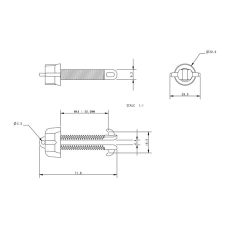 Allen Brothers Batten Compression Adjuster
