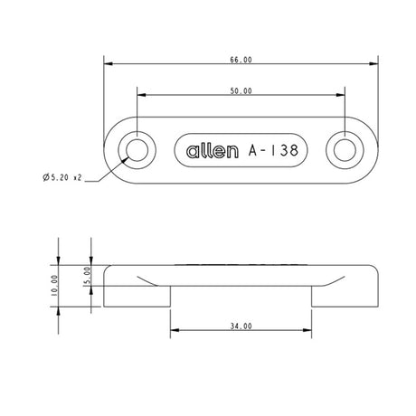 Allen Brothers 66MM Nylon Lacing Strap