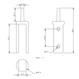 Allen Brothers 14-25MM Extension Jib Stick Spike
