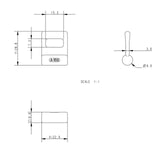 Allen Brothers 8MM X 22MM Nylon Sail Slug