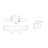 Allen Brothers 99MM Traditional Nylon Open Cleat