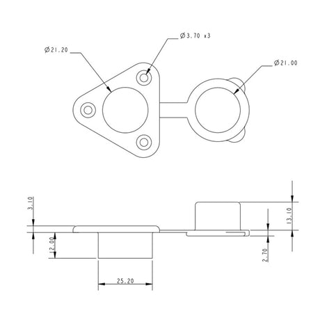 Allen Brothers 26MM Drain Socket + Bung
