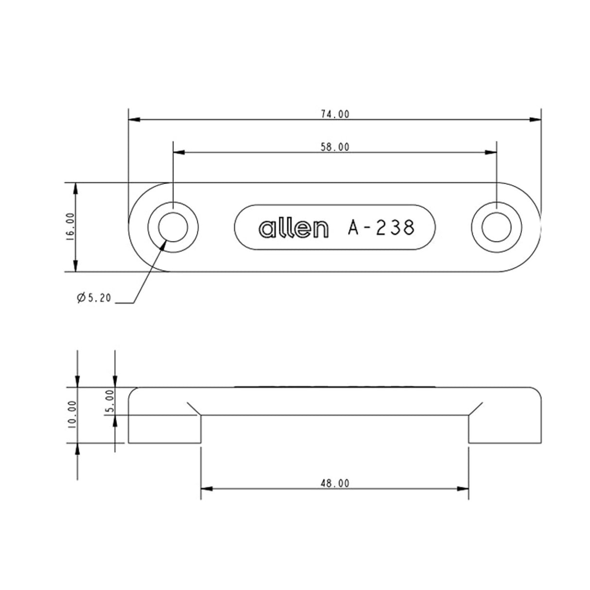 Allen Brothers 74MM Nylon Lacing Strap
