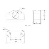 Allen Brothers 19MM Bullseye Fairlead