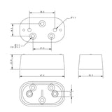Allen Brothers Large Cleat Parallel Base