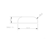 Allen Brothers Alloy Keelband Undrilled X 3.05M