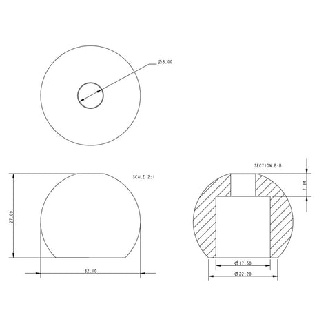 Allen Brothers Ball Stopper For 8mm Line