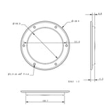 Allen Brothers 100MM O Hatch C/W Bag - White