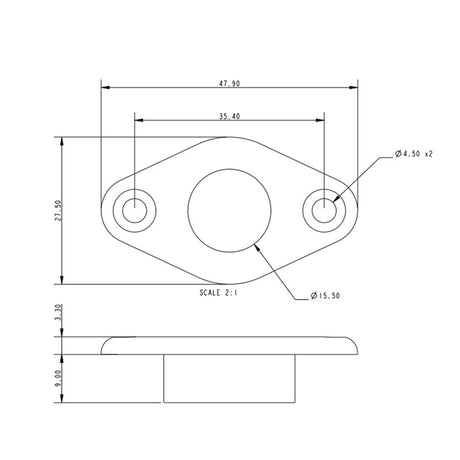 Allen Brothers 15MM X 25MM Deck Bush