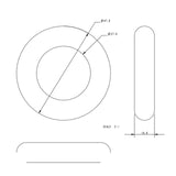 Allen Brothers 18.5MM X 28MM Nylon Sail Ring