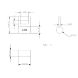 Allen Brothers 12MM X 22MM Nylon Sail Slug