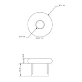 Allen Brothers 25MM Nylon Tube Plug