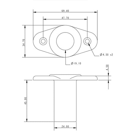 Allen Brothers 19MM Rowlock Socket